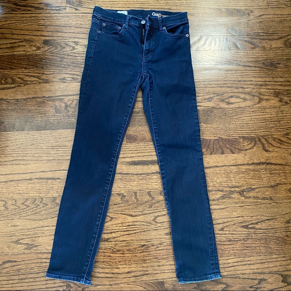 Gap Resolution Slim Straight Jeans in Dark Wash